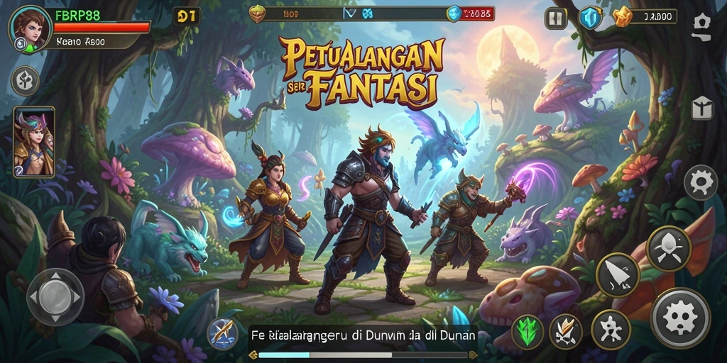 Screenshot FBRP88 menampilkan aksi petualangan seru dalam permainan.