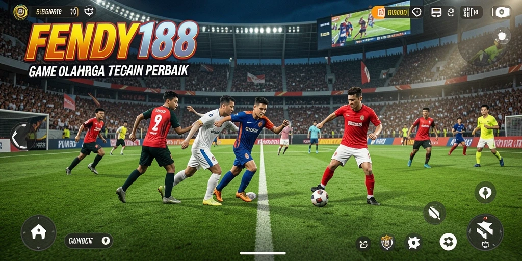 Screenshot FENDY188 menampilkan aksi mendebarkan dalam permainan olahraga.