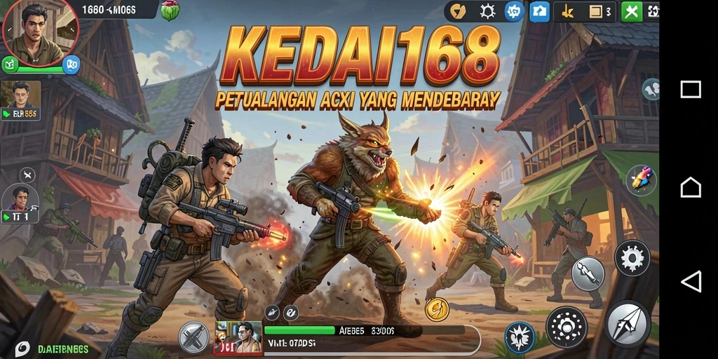 Gameplay seru KEDAI168 dalam aksi penuh ketegangan.