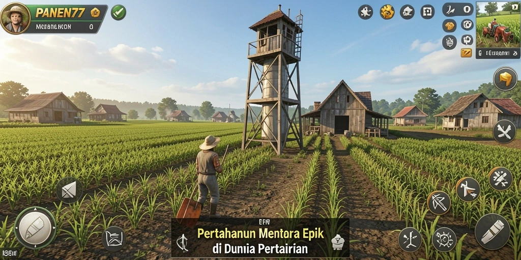 Gameplay seru Tower Defense di PANEN77.