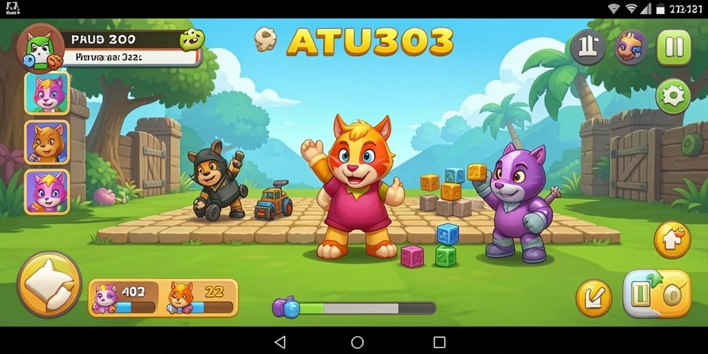 Screenshot RATU303 menampilkan gameplay Puzzle yang seru dan menantang.