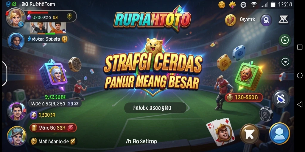 Gameplay RUPIAHTOTO yang menegangkan dan strategis.