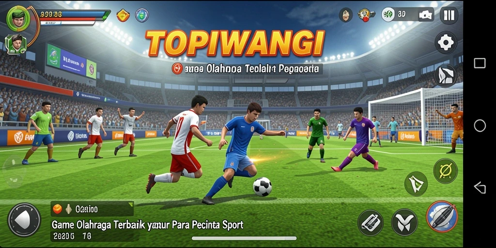 Tampilan gameplay seru dan menegangkan di TOPIWANGI.